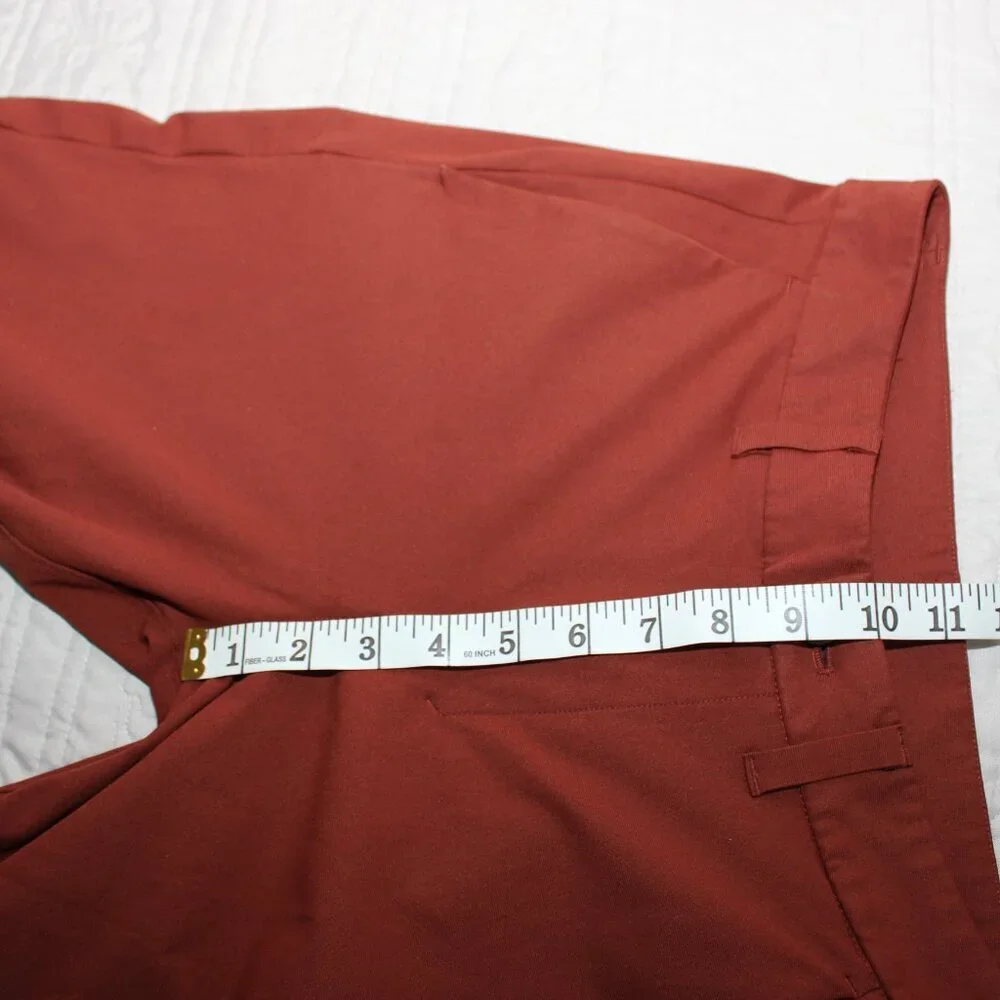 Lululemon Men's Commission Pant Slim Chino Size 28 Waist LM5AF2S Rust Color - Picture 7 of 11